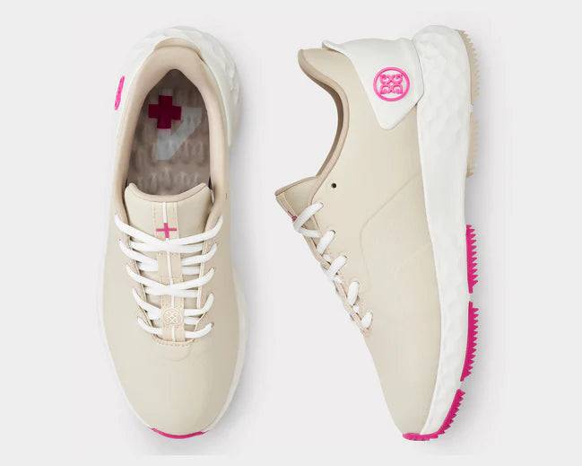 G/FORE WOMEN'S MG4+ SPIKELESS GOLF SHOE - STONE