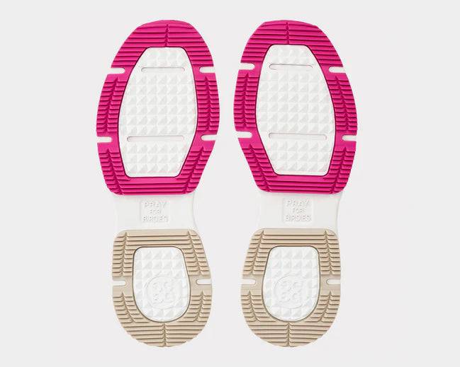 G/FORE WOMEN'S MG4+ SPIKELESS GOLF SHOE - STONE