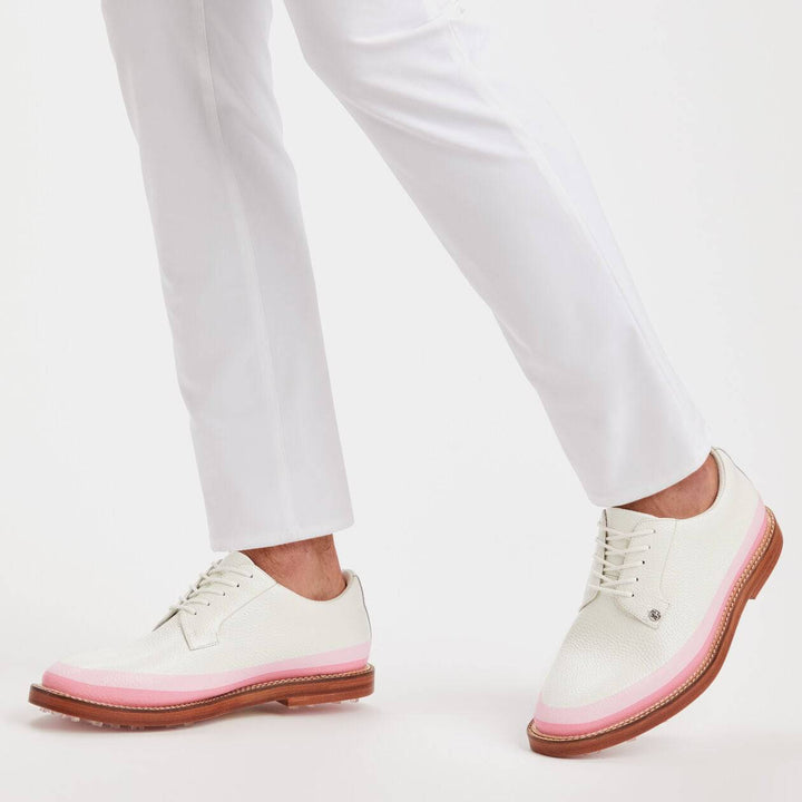 G/FORE MEN'S TUXEDO LUXE LEATHER GALLIVANTER GOLF SHOE - SNOW
