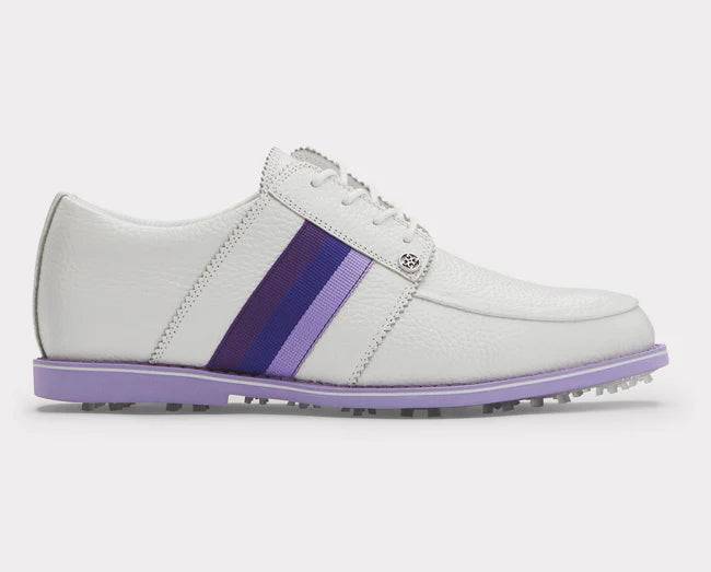 G/FORE WOMEN'S GROSGRAIN GALLIVANTER GOLF SHOE - SNOW / AMETHYST