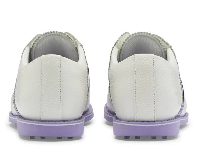 G/FORE WOMEN'S GROSGRAIN GALLIVANTER GOLF SHOE - SNOW / AMETHYST