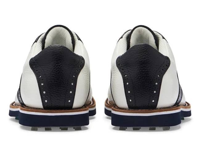 G/FORE MEN'S SADDLE GALLIVANTER GOLF SHOES - SNOW / TWILIGHT