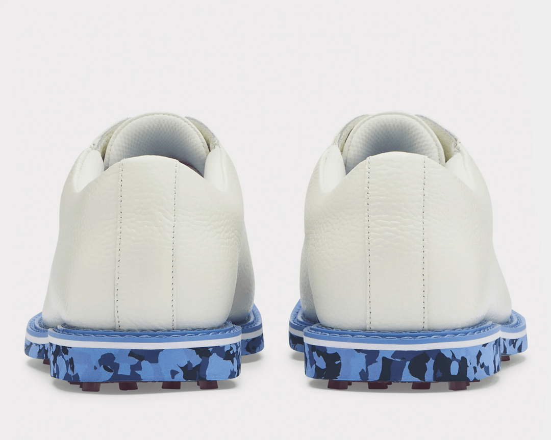 G/FORE MEN'S LTD EDITION CAMO GALLIVANTER GOLF SHOE - SNOW / BLUEPRINT