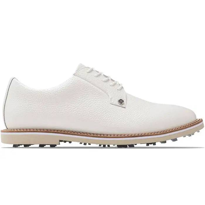 G/FORE MEN'S COLLECTION GALLIVANTER GOLF SHOE - SNOW / KHAKI
