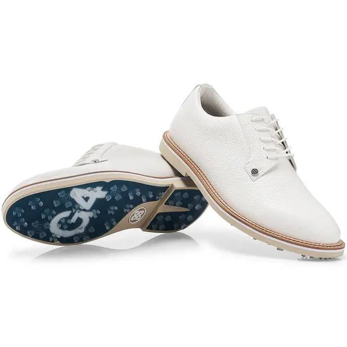 G/FORE MEN'S COLLECTION GALLIVANTER GOLF SHOE - SNOW / KHAKI