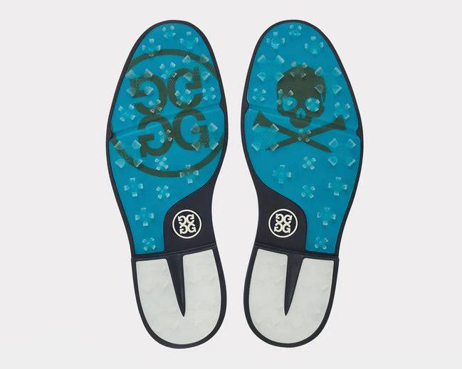 G/FORE MEN'S LTD EDITION SADDLE GALLIVANTER GOLF SHOE - SNOW / TWILIGHT