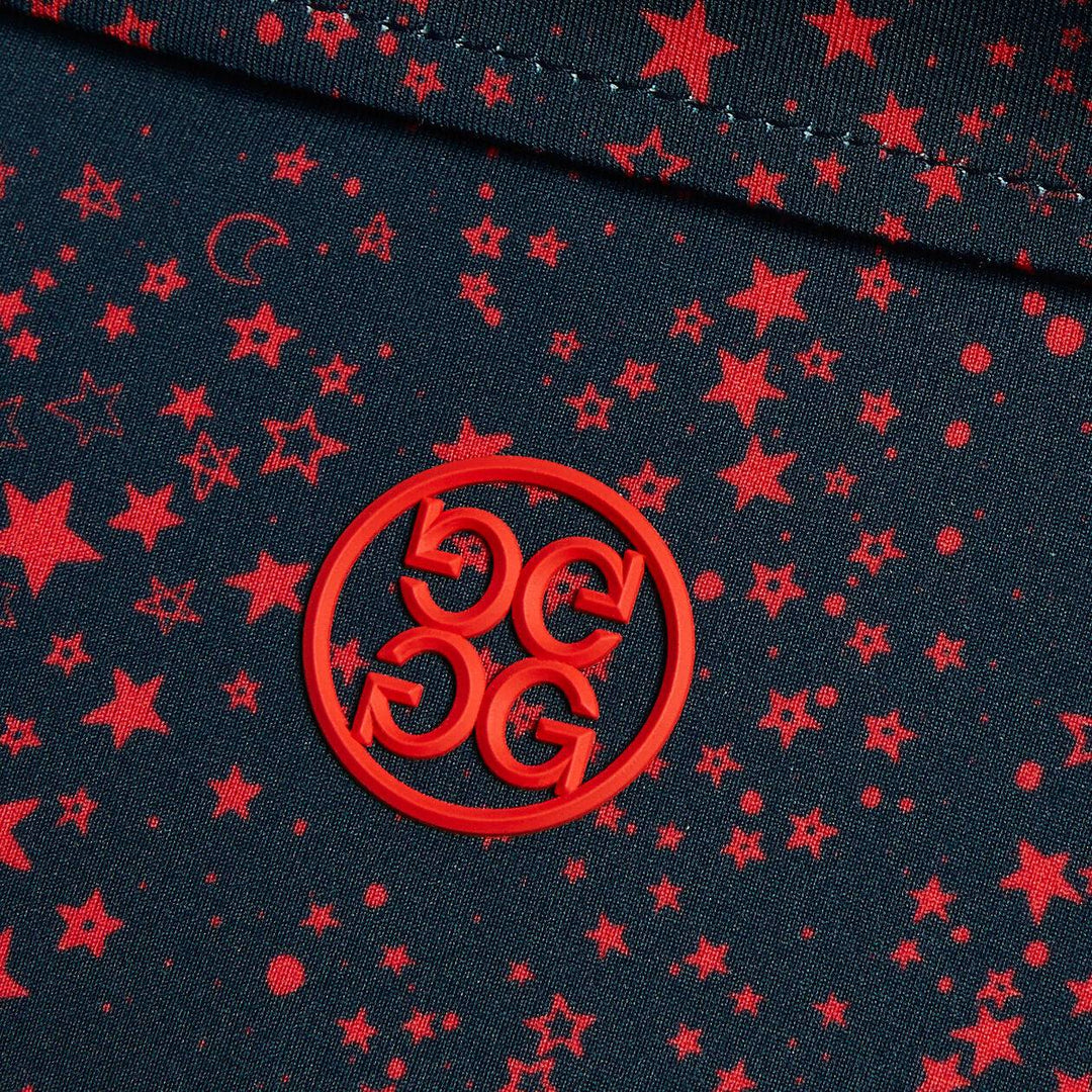 G/FORE MEN'S LTD EDITION CONSTELLATION TECH JERSEY SLIM FIT POLO - TWILIGHT