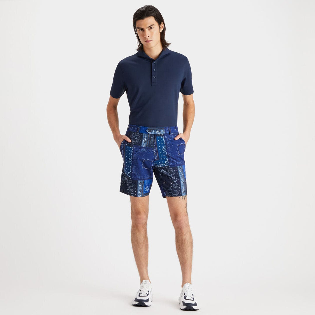 G/FORE MEN'S ESSENTIAL MODERN TECH PIQUE POLO - TWILIGHT