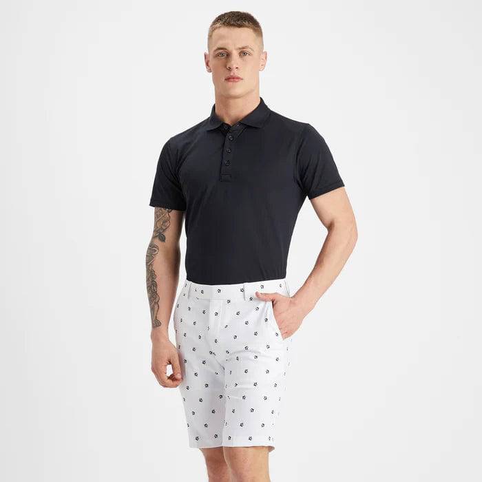 G/FORE MEN'S ESSENTIAL PIQUE POLO - ONYX