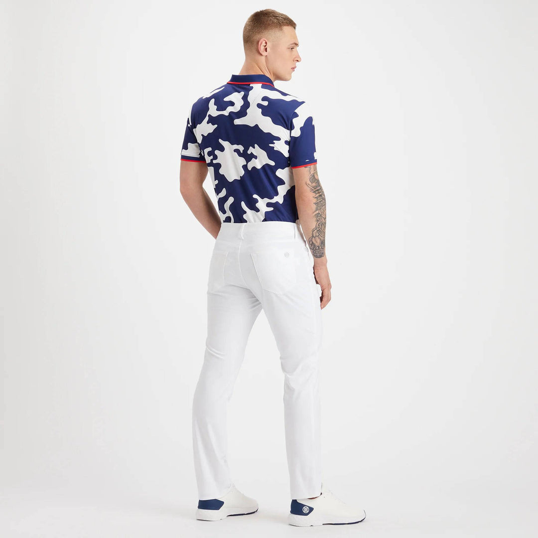 G/FORE MEN'S LTD EDITION EXPLODED CAMO TECH JERSEY POLO - BLUEPRINT