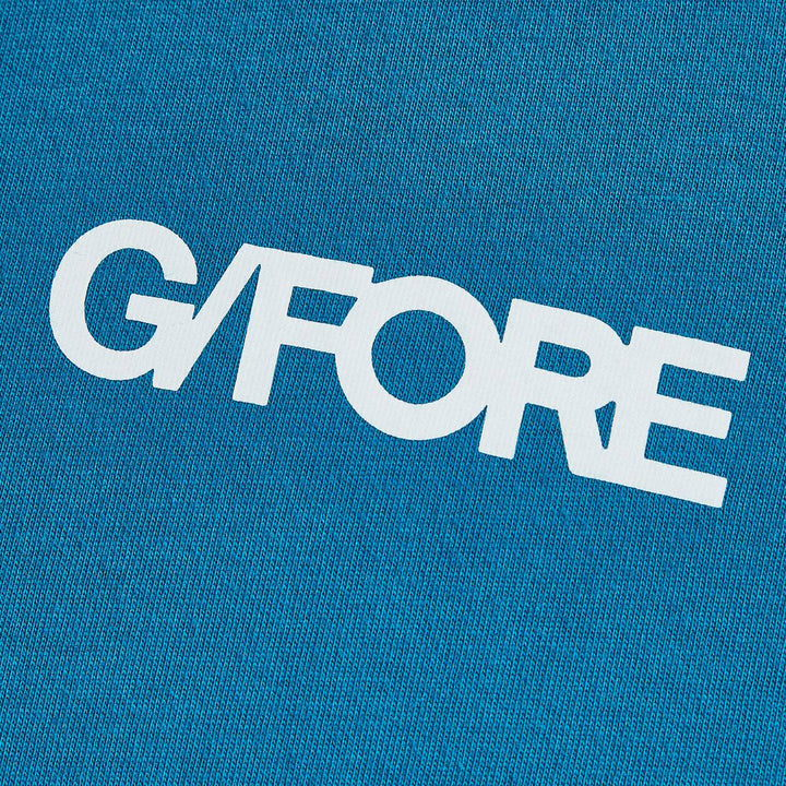 G/FORE MEN'S GRADIENT CIRCLE G'S COTTON TEE SHIRT - PETROL