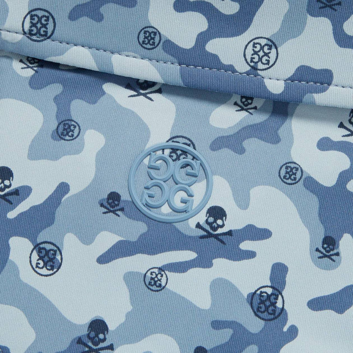 G/FORE MEN'S MAPPED ICON CAMO TECH MODERN COLLAR POLO - FJORD