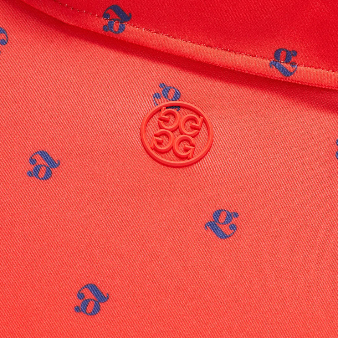 G/FORE MEN'S MINI G'S TECH JERSEY POLO - POPPY