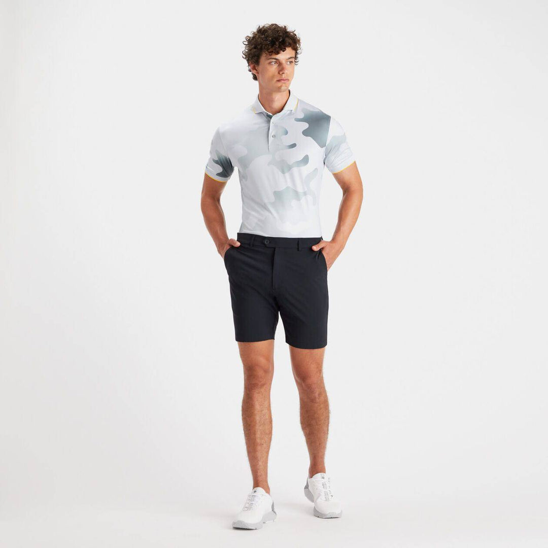 G/FORE MEN'S LTD EDITION CAMO RIB MODERN COLLAR TECH POLO - MONUMENT