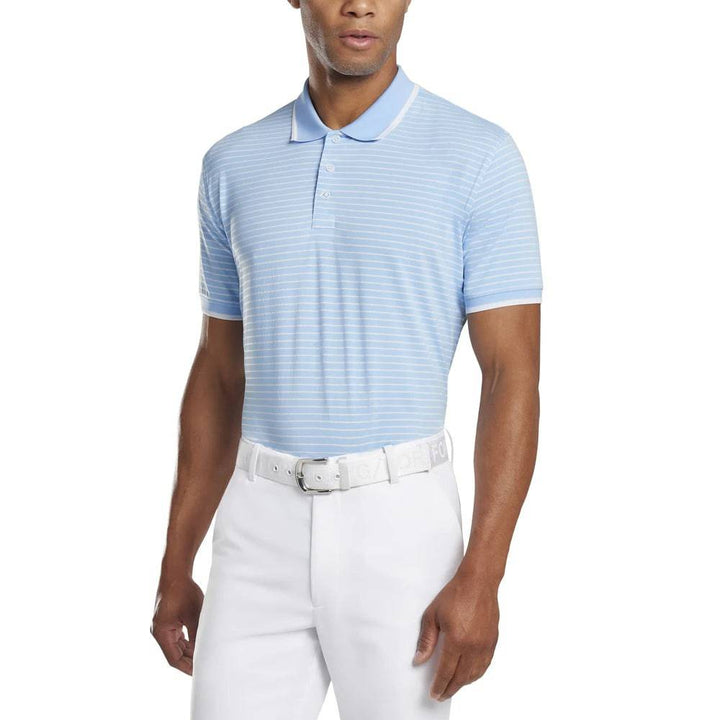 G/FORE MEN'S PIQUE STRIPE POLO - BAJA