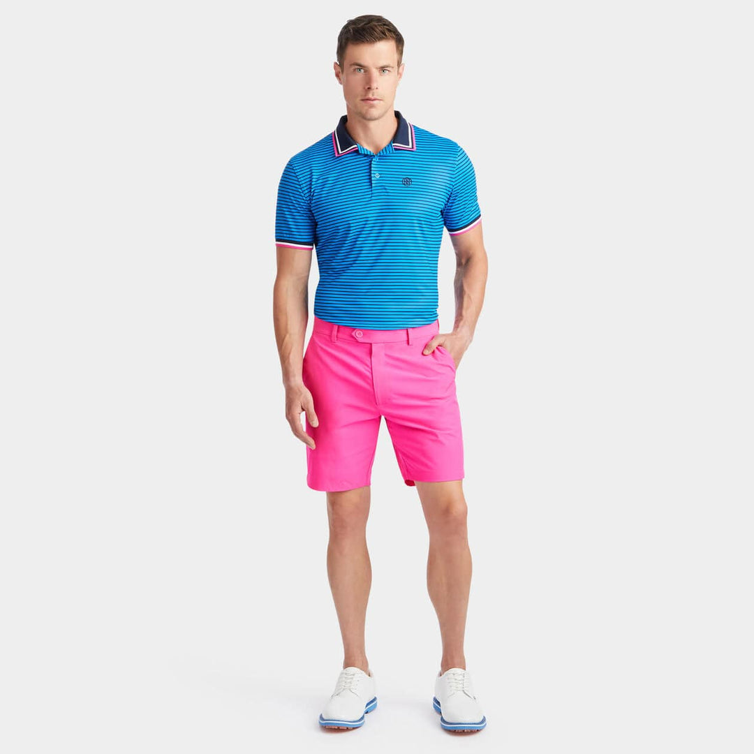 G/FORE MEN'S SKULL & T's 3D BANDED SLEEVE TECH POLO - RACER