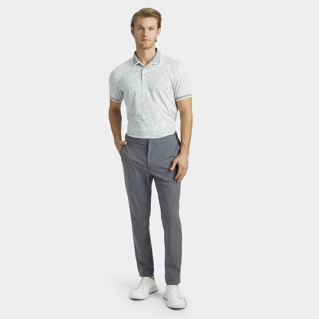 G/FFORE MEN'S STAR DUST BANDED SLEEVE TECH POLO - NIMBUS