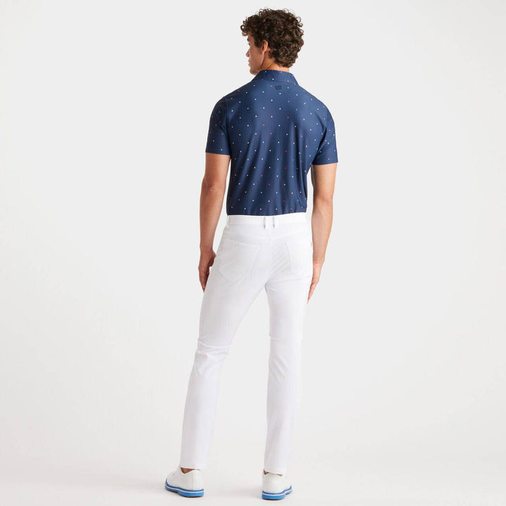 G/FORE MEN'S STARS TECH PIQUÉ SLIM FIT POLO - TWILIGHT