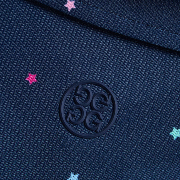 G/FORE MEN'S STARS TECH PIQUÉ SLIM FIT POLO - TWILIGHT