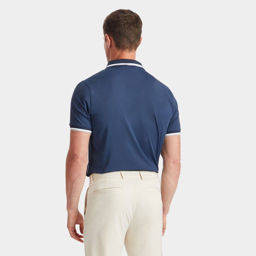 G/Fore Mens Tux Banded SleeveTech Jersey Polo - INK