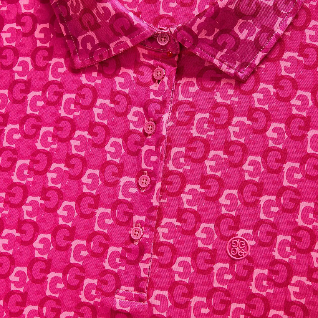 G/FORE WOMEN'S MINI G'S TECH JERSEY POLO - SORBET