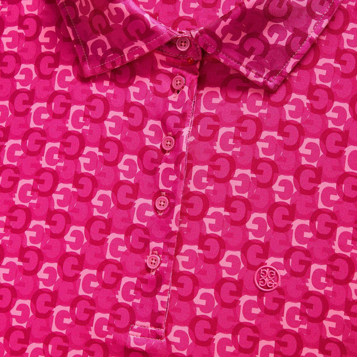 G/FORE WOMEN'S MINI G'S TECH JERSEY POLO - SORBET