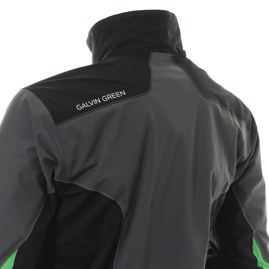 Galvin Green Mens ANGELO Paclite Gore-Tex Waterproof Jacket - IRON/GREEN