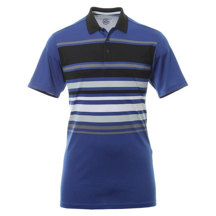 Galvin Green Mens MIGUEL VENTIL8™ PLUS Polo - Surf Blue/Black/White