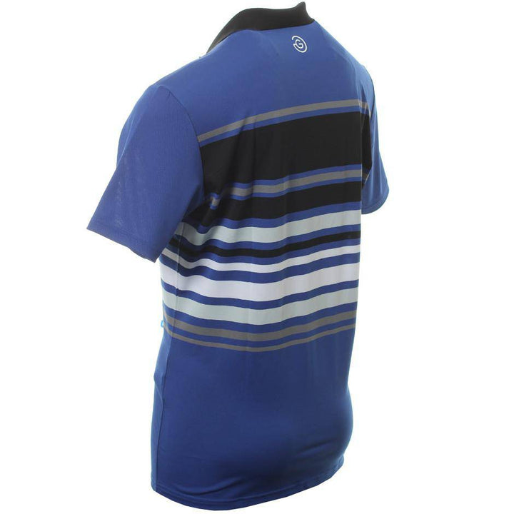 Galvin Green Mens MIGUEL VENTIL8™ PLUS Polo - Surf Blue/Black/White
