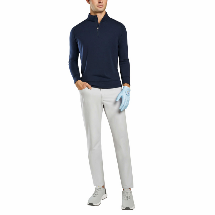 G/FORE MEN'S LUXE 1/4 ZIP MID LAYER - TWILIGHT