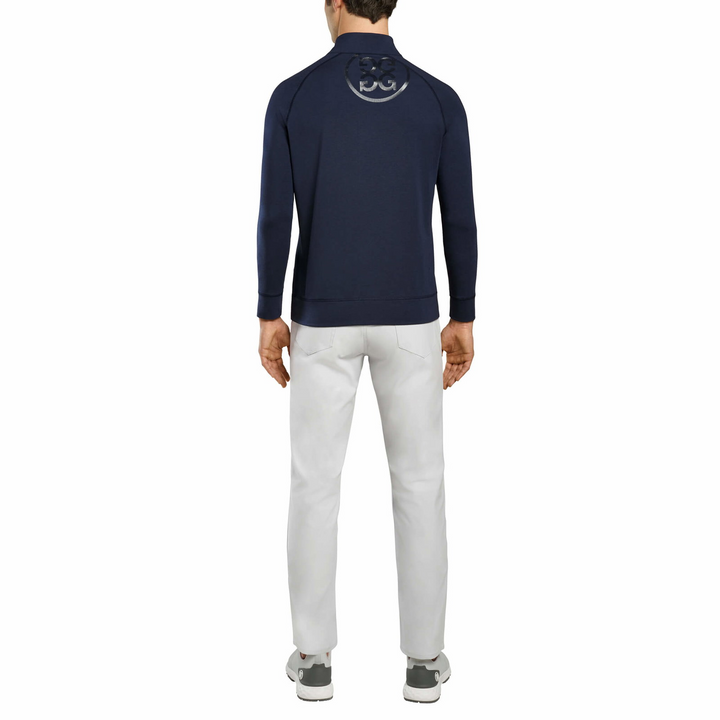 G/FORE MEN'S LUXE 1/4 ZIP MID LAYER - TWILIGHT
