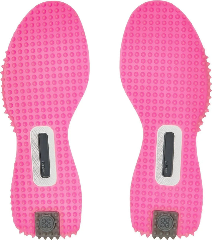 G/FORE MEN'S LTD EDITION G.112 GOLF SHOE - SNOW / KNOCKOUT PINK