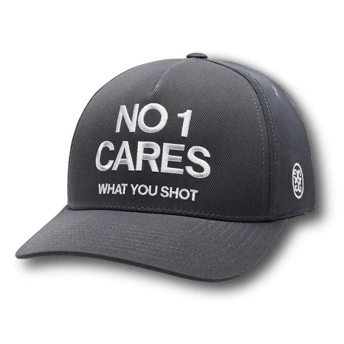 G/FORE MEN's NO 1 CARES SNAPBACK HAT - CHARCOAL