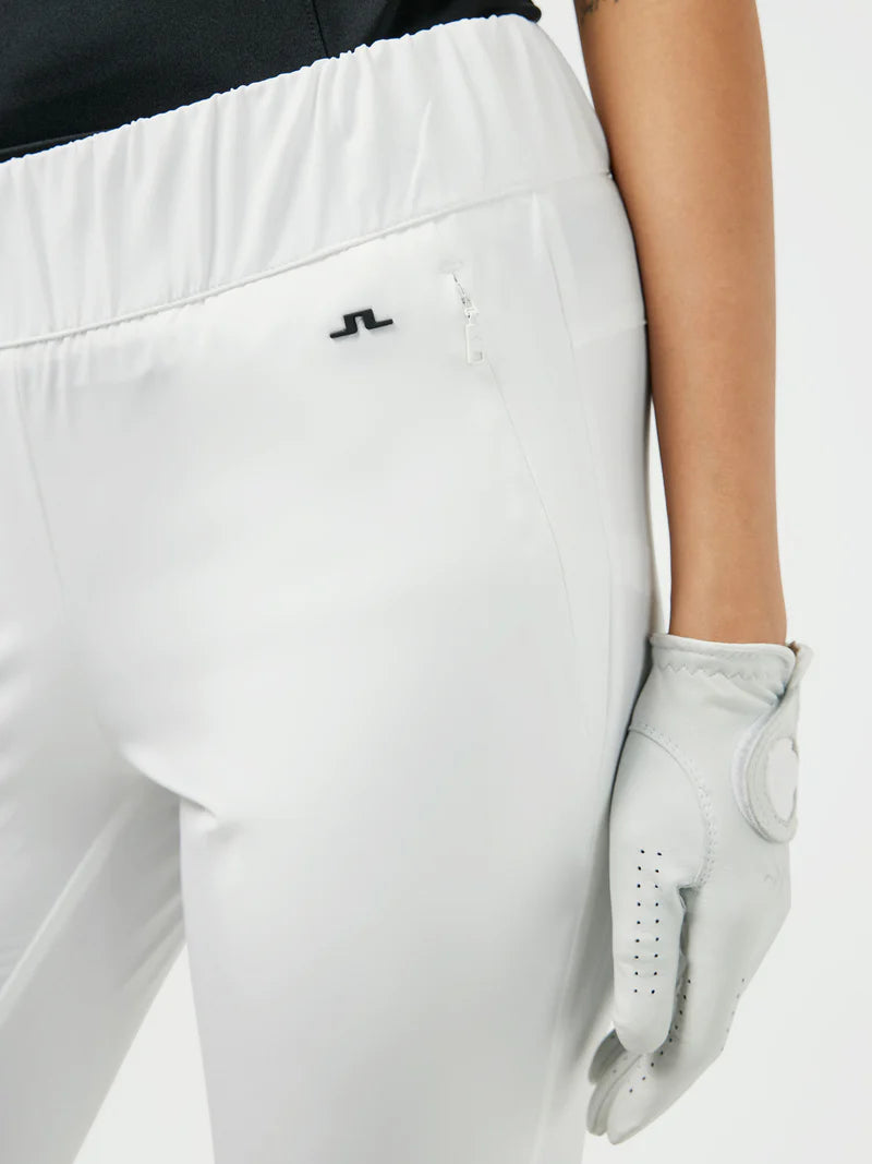 J.Lindeberg Womens Nea Pull-On Golf Pants - WHITE