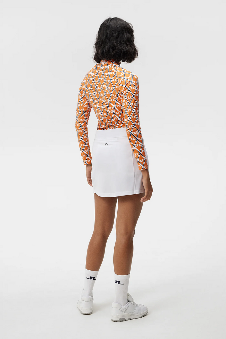 J.Lindeberg Women's Amelie TX Jersey Skirt - WHITE