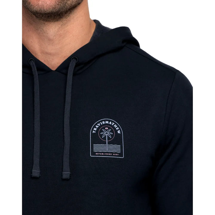 TRAVIS MATHEW MENS BASILICA PULLOVER - BLACK