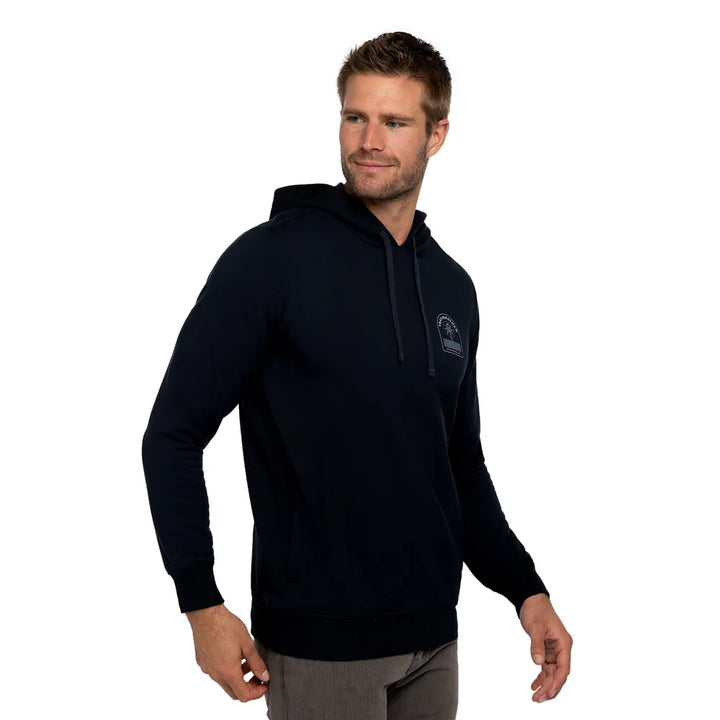 TRAVIS MATHEW MENS BASILICA PULLOVER - BLACK