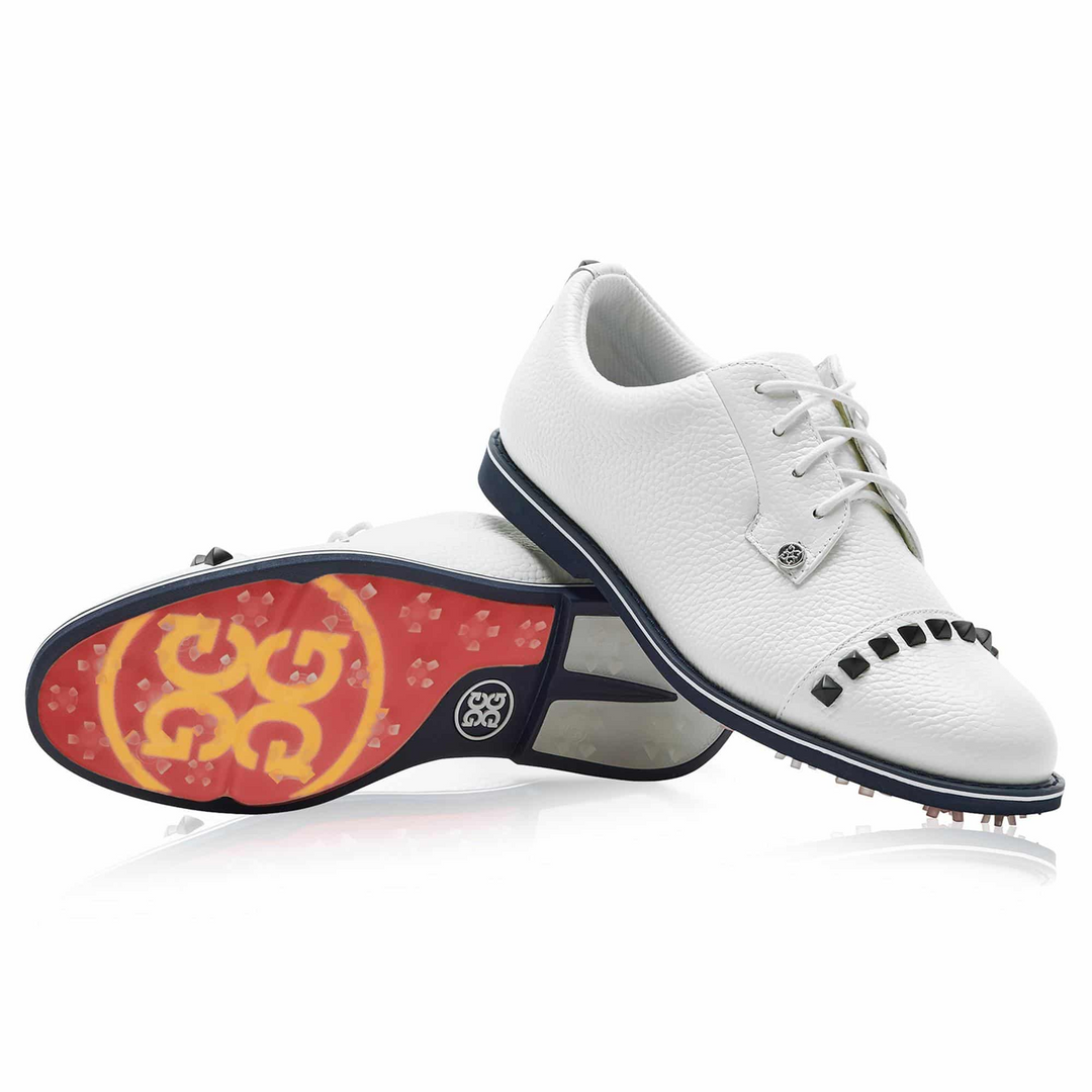 G/FORE WOMEN'S GALLIVANTER STUD CAP TOE GOLF SHOE -  SNOW