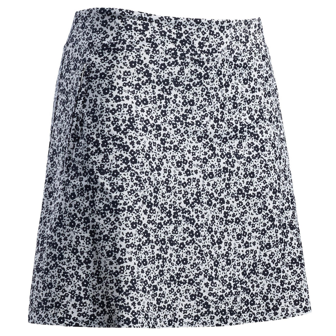 G/FORE WOMEN'S PRINT A-LINE SKORT - SNOW