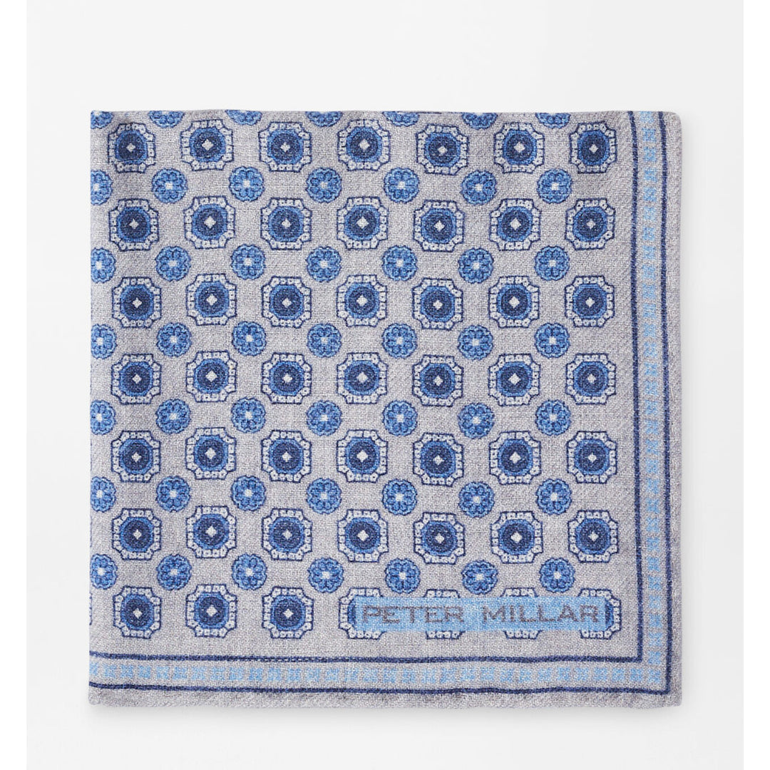 Peter Millar Men's Osborne Pocket Square - GALE GREY