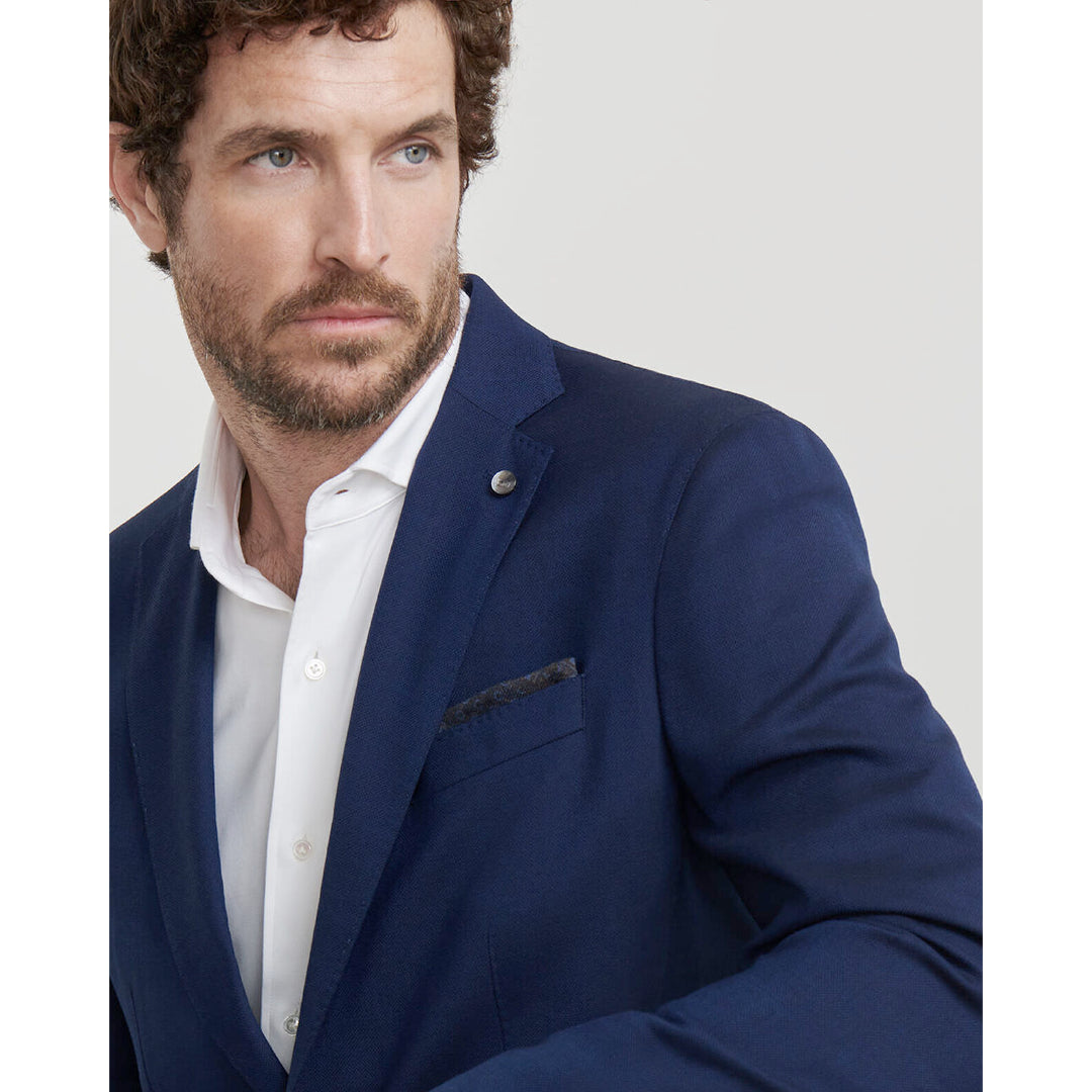 Peter Millar Men's Prescott Pocket Square - NAVY