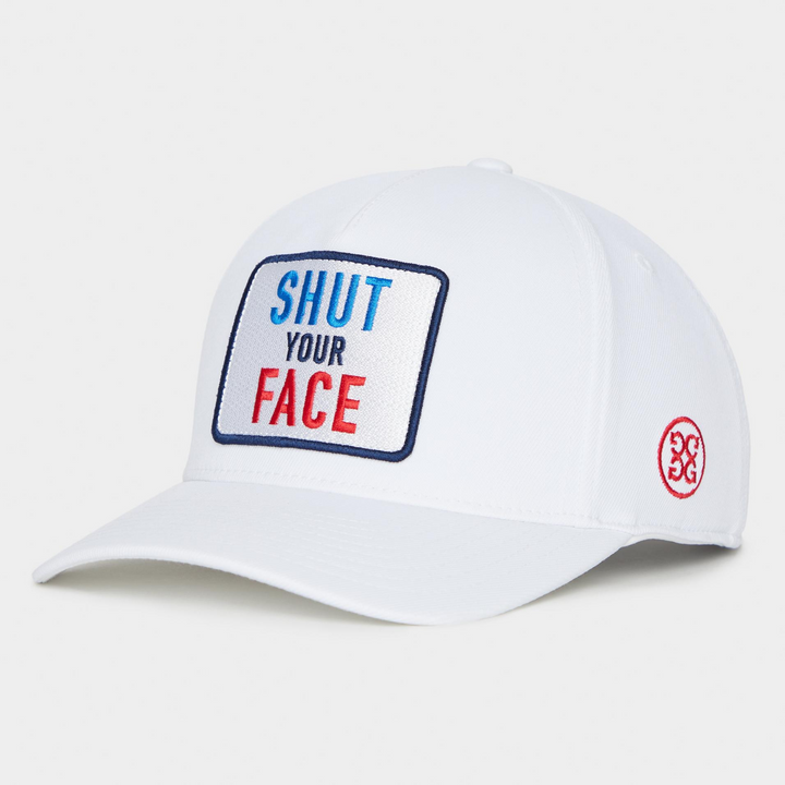 G/FORE MEN'S SHUT YOUR FACE HAT - SNOW