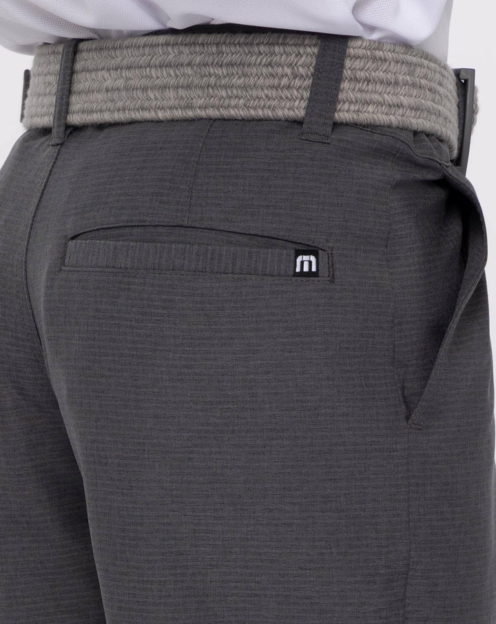 TRAVIS MATHEW YOUTH/JUNIOR SAND HARBOR SHORTS - HEATHER DARK GREY