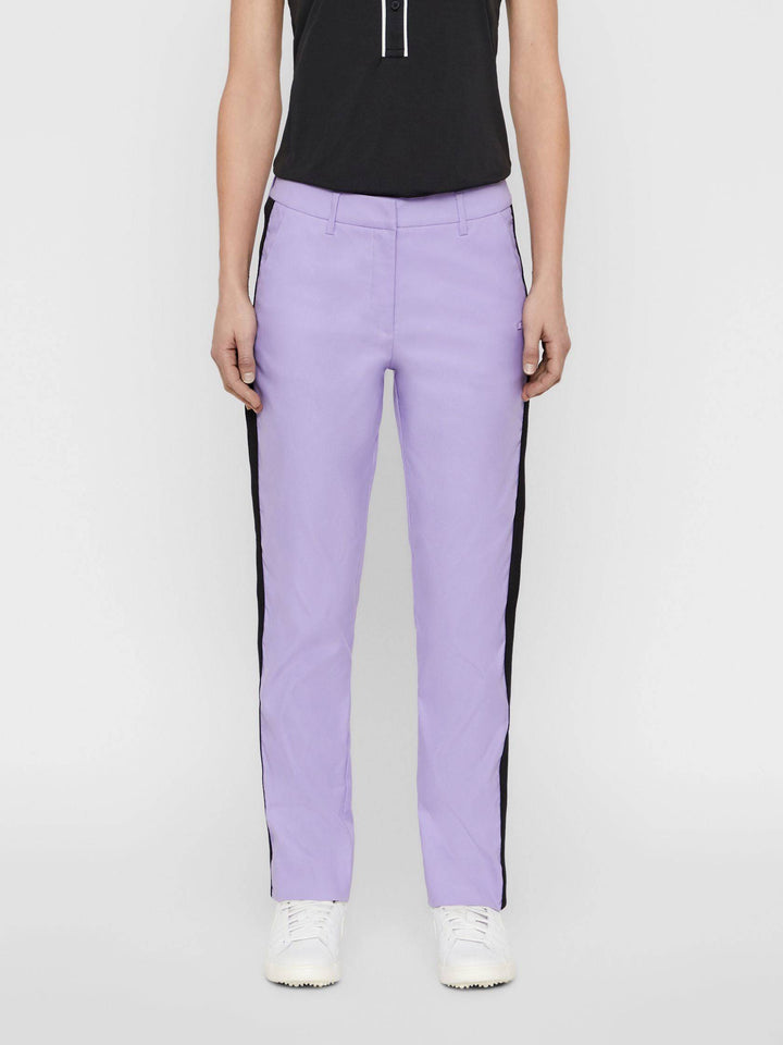 J.Lindeberg Womens KATTIS SCHOELLER 3xDRY GOLF PANTS - TULIP PURPLE