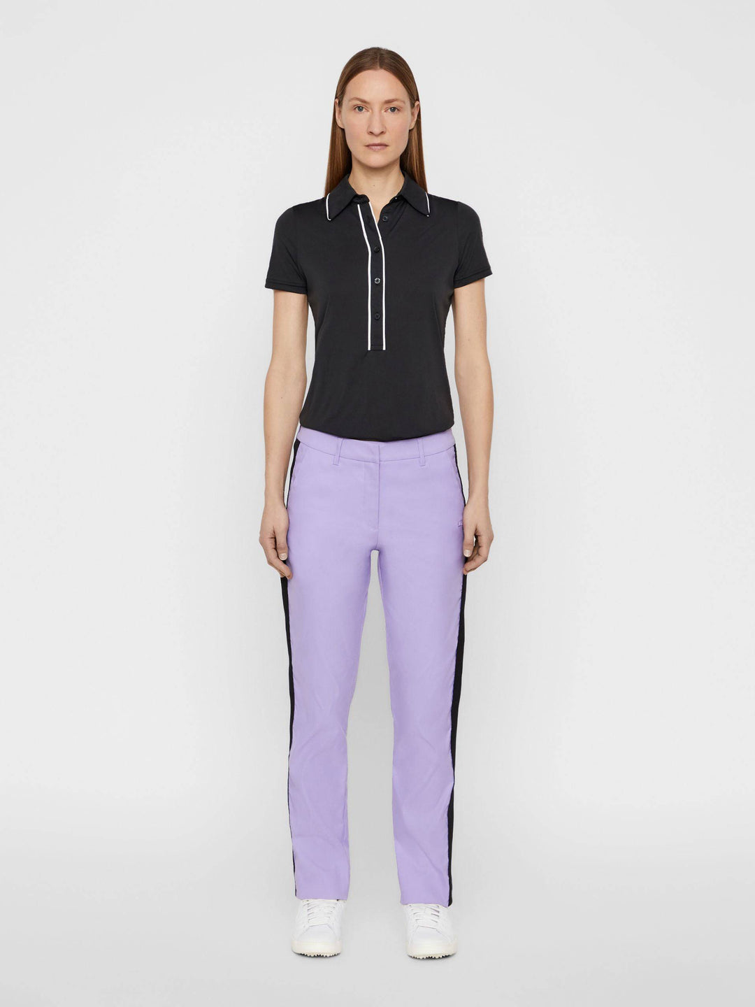 J.Lindeberg Womens KATTIS SCHOELLER 3xDRY GOLF PANTS - TULIP PURPLE