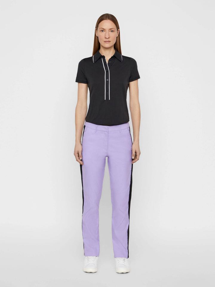J.Lindeberg Womens KATTIS SCHOELLER 3xDRY GOLF PANTS - TULIP PURPLE