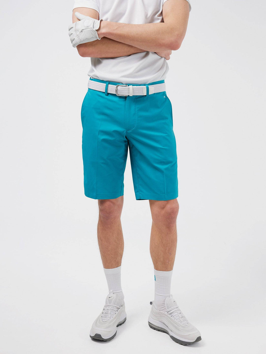 J.Lindeberg Mens Somle Golf Shorts - ENAMEL BLUE