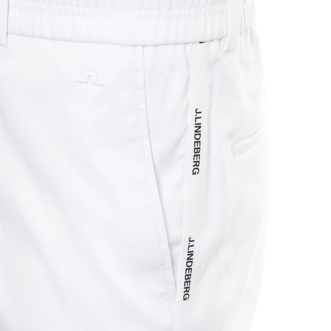 J.Lindeberg Mens Stuart Stripe Golf Shorts - WHITE