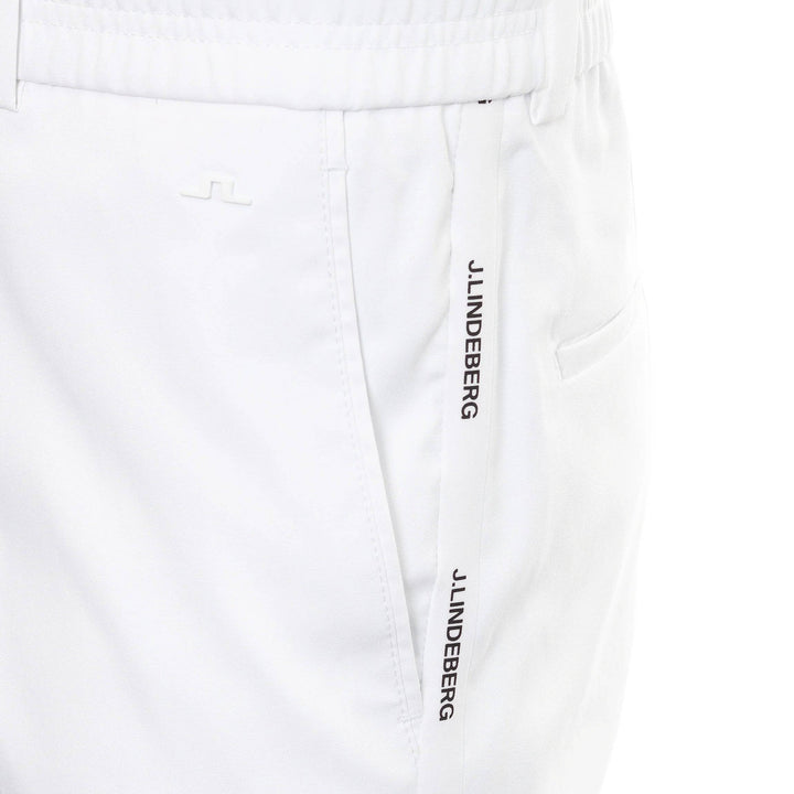J.Lindeberg Mens Stuart Stripe Golf Shorts - WHITE