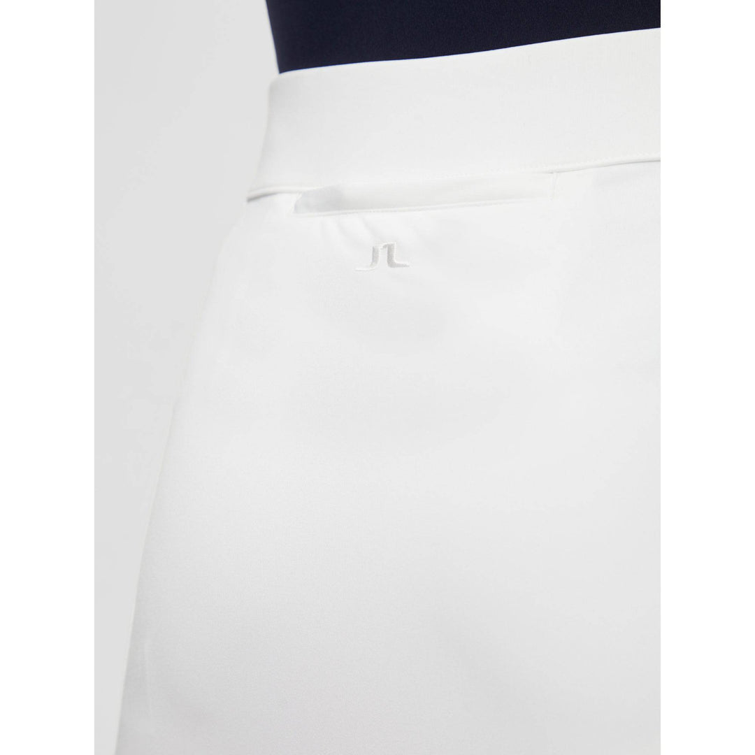 J.Lindeberg Womens Amelie TX Jersey Skirt - WHITE